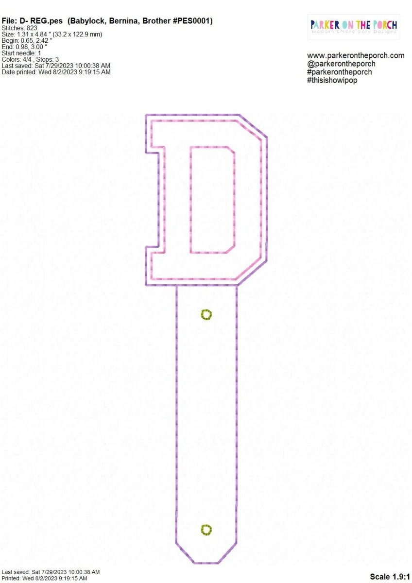 Digital Download- Cord Keeper 2.0 - Squad Monogram - Image 6