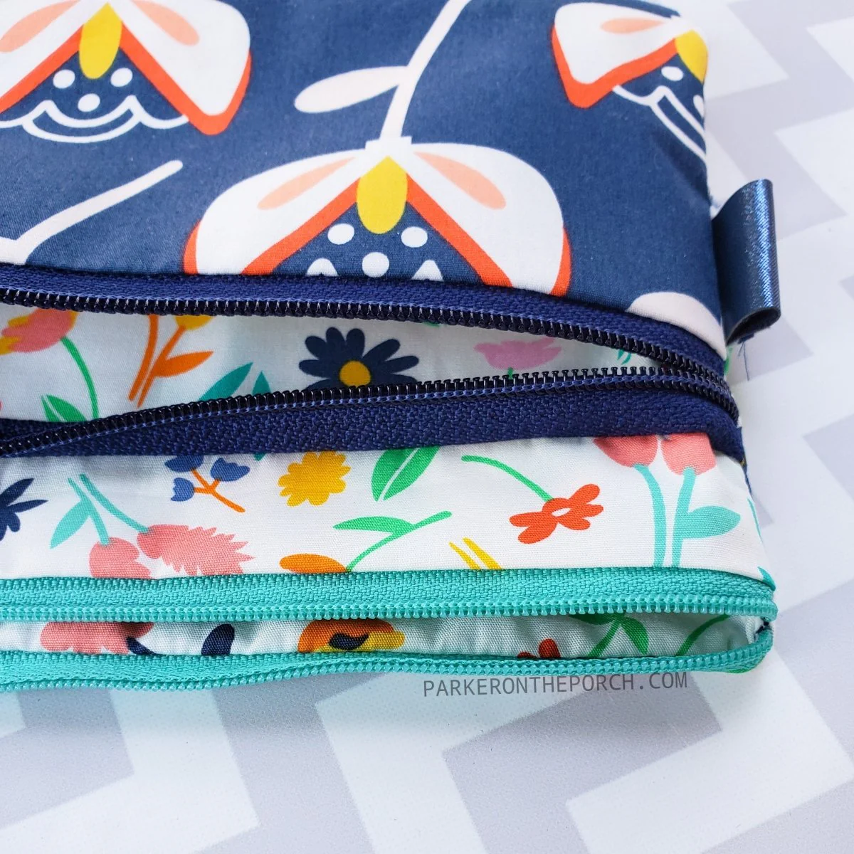 Digital Download - Size 3- Top Zip Double Zipper Horizontal Zipper Bag - Image 3