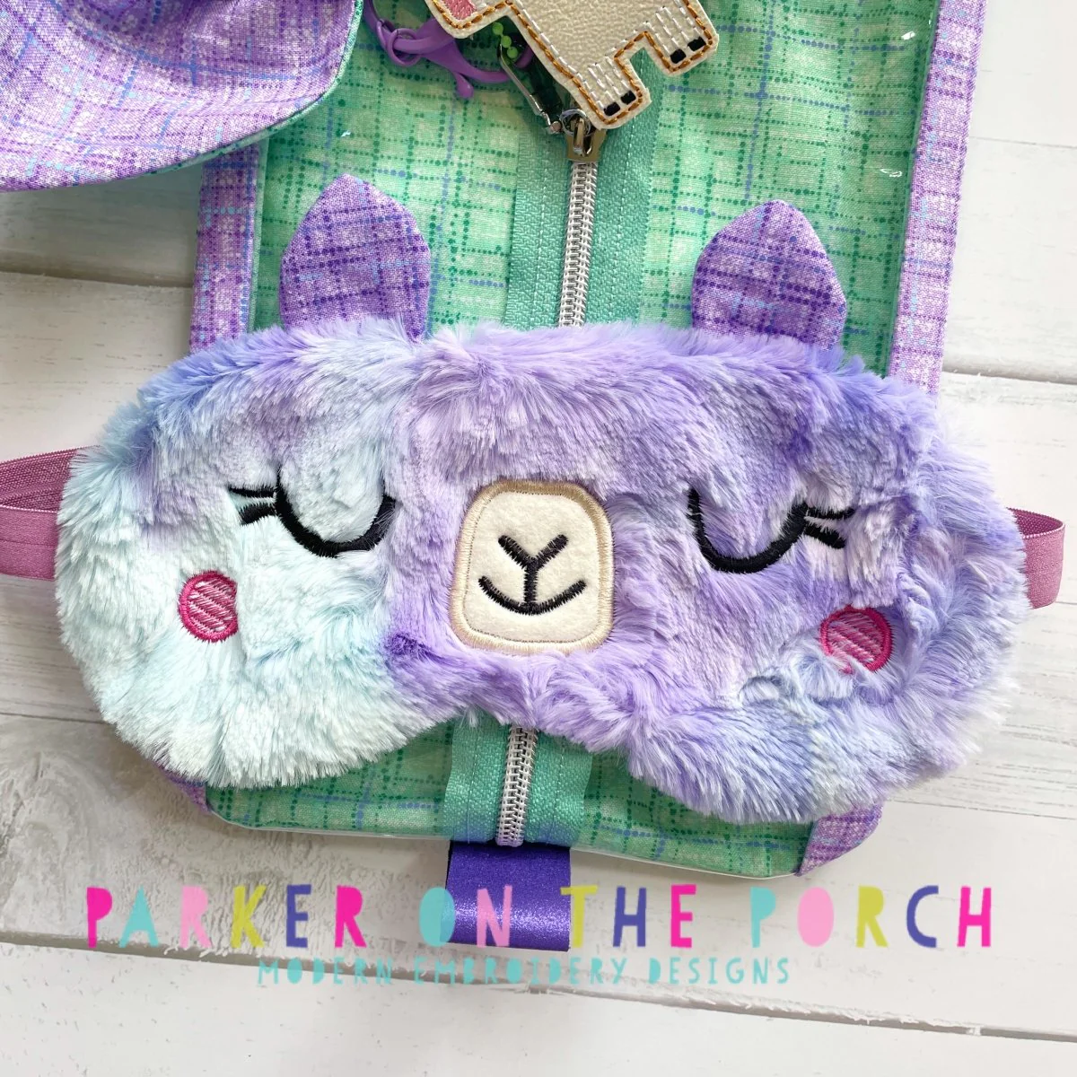 Digital Download- Drama Llama Collection- Sleep Mask - Llama