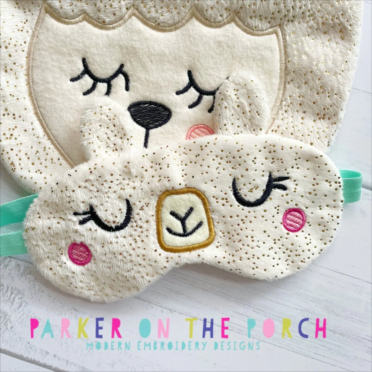 Digital Download- Drama Llama Collection- Sleep Mask - Llama - Image 2