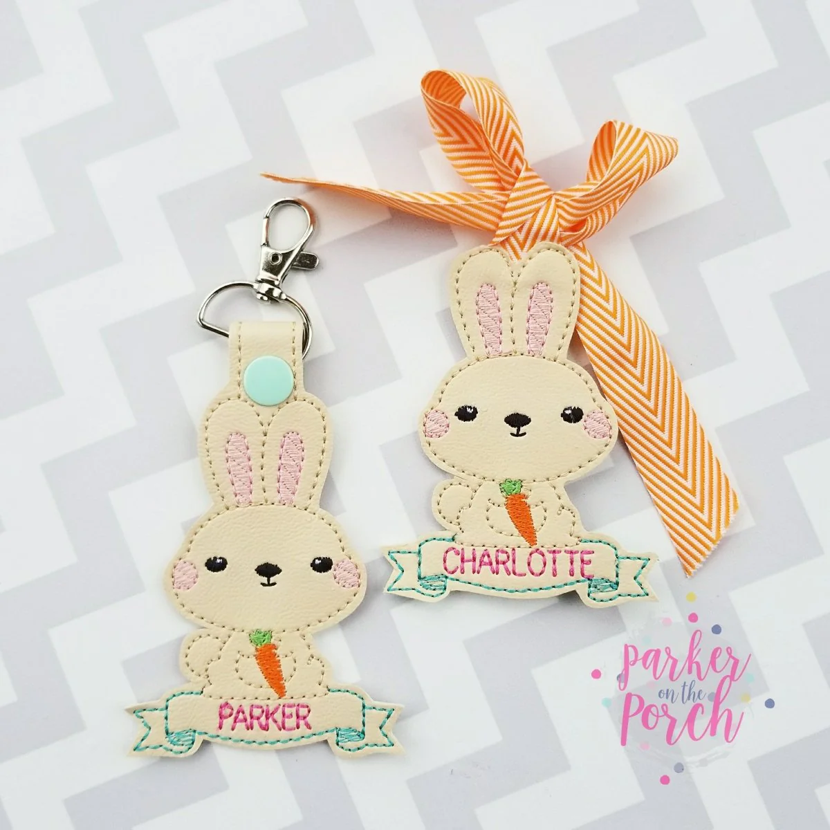 Digital Download- Easter Bunny Snaptab and Basket Tag