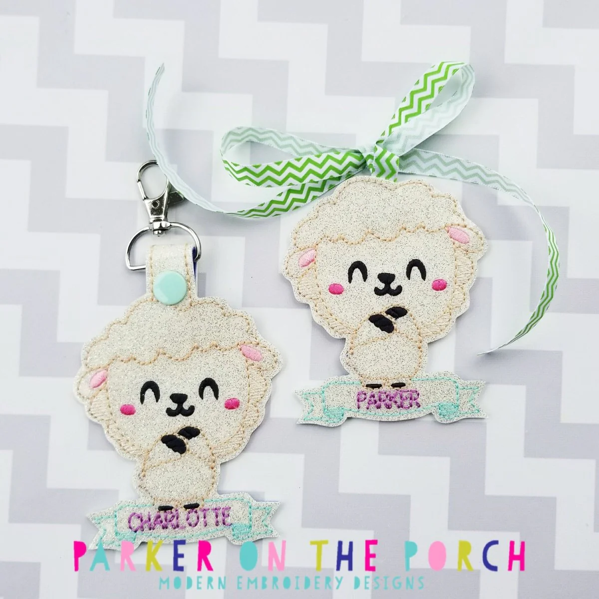 Digital Download- Easter Lamb Snaptab and Basket Tag