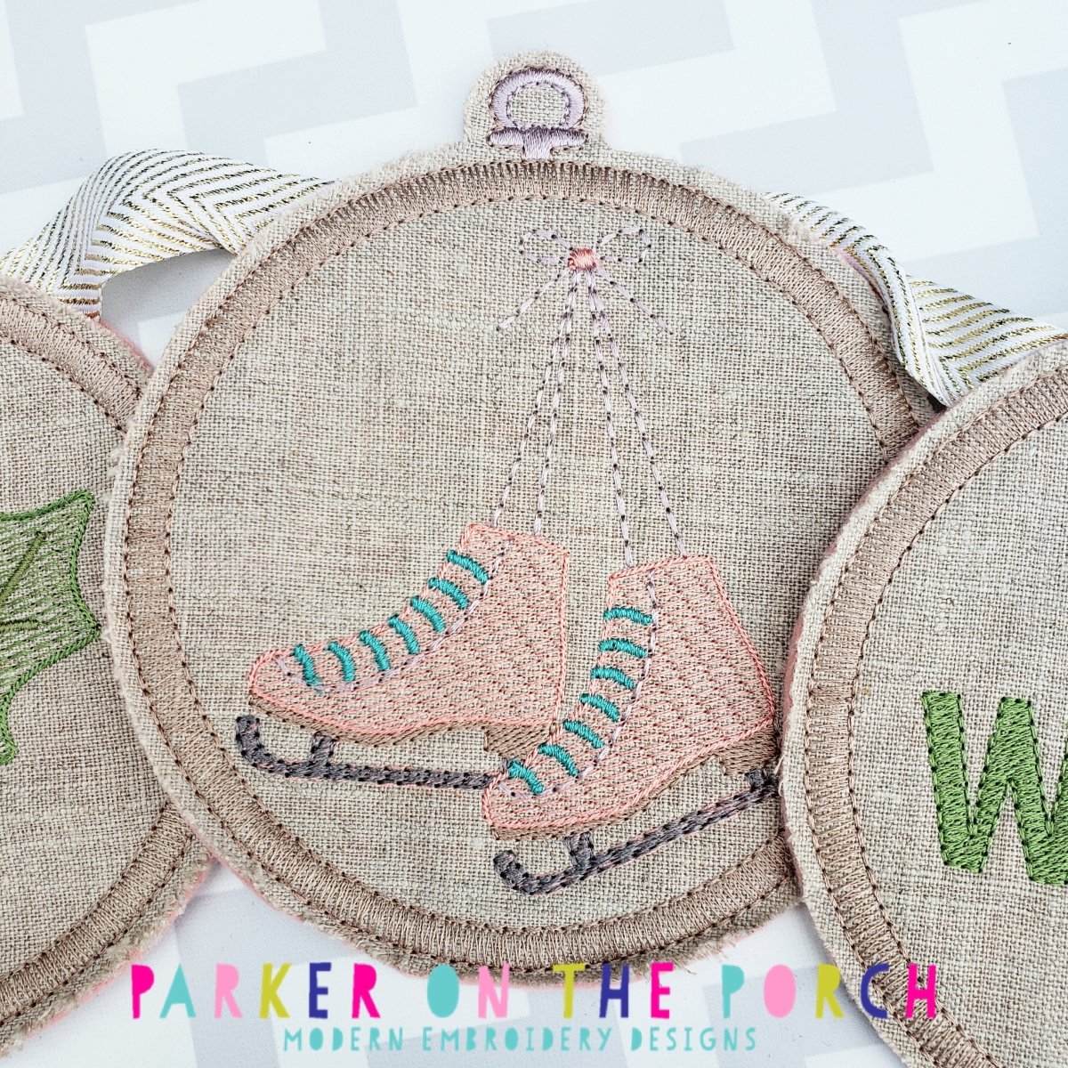 Digital Download- Embroidery Hoop Banner- Winter Set - Image 6