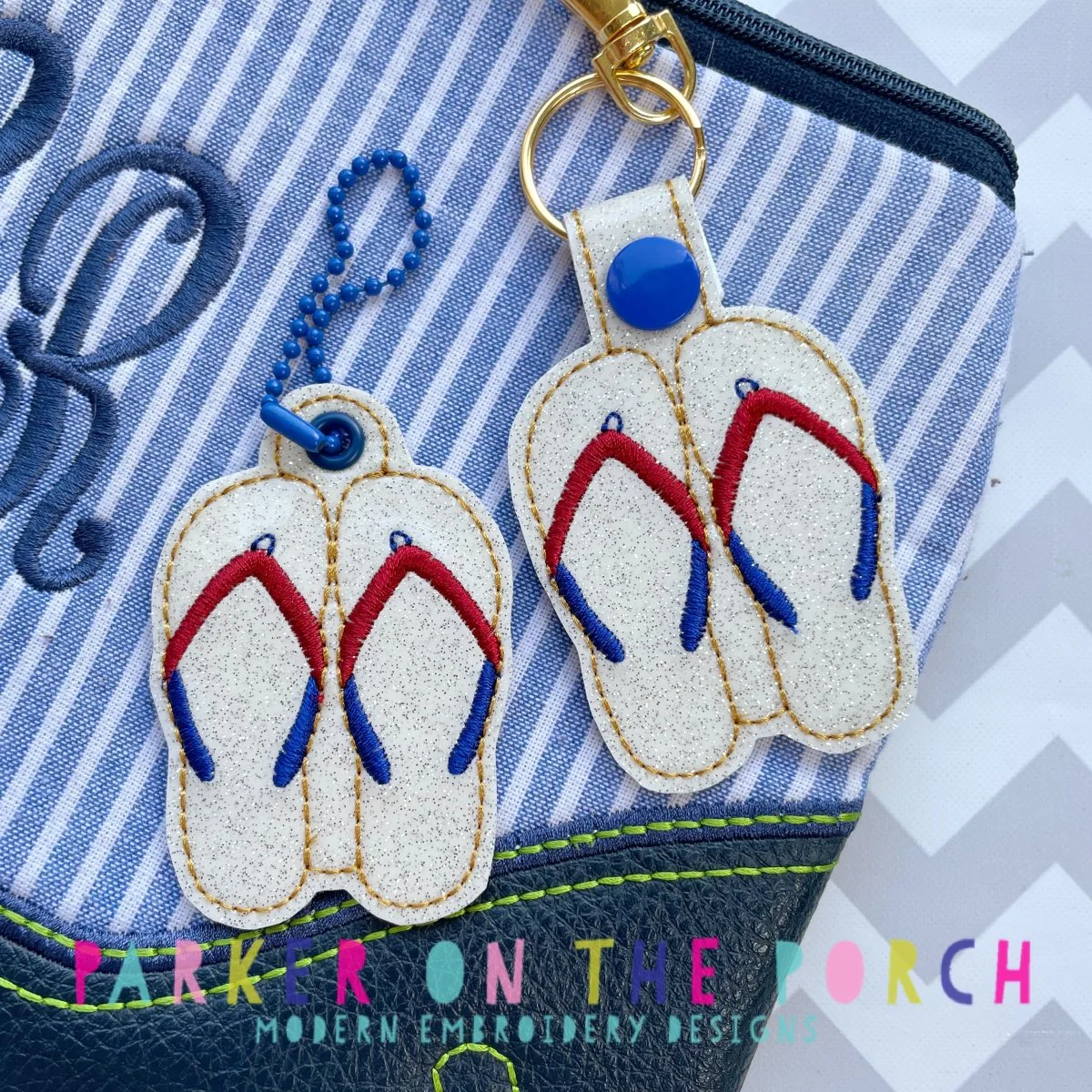 Digital Download- Flip Flops Snaptab and Charm Set