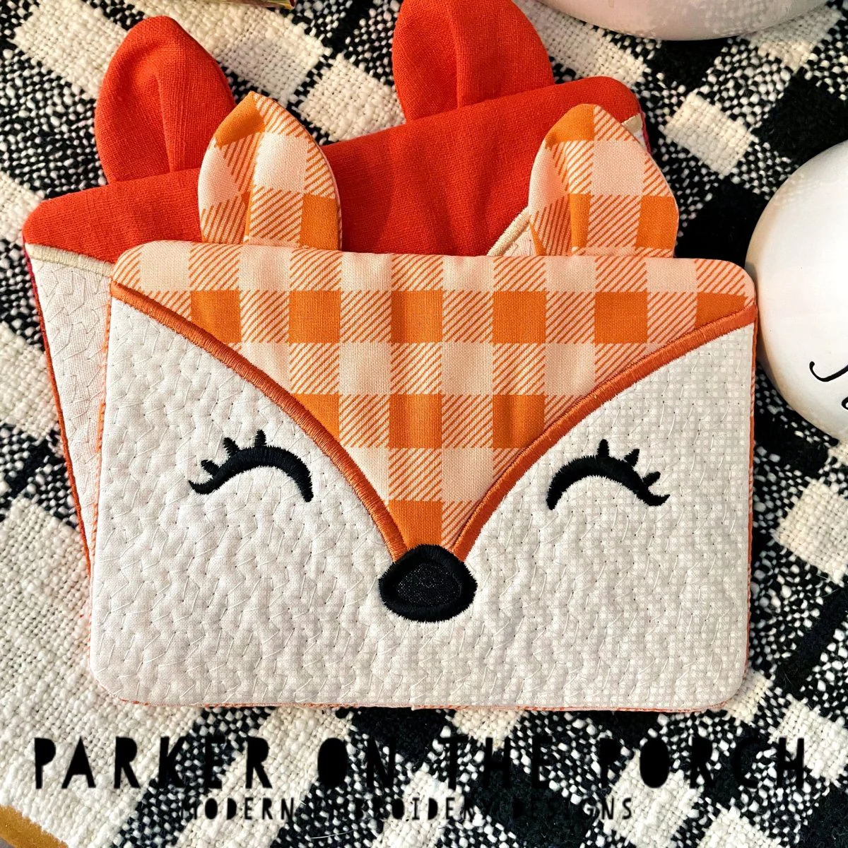 Digital Download- Fox Mug Rug