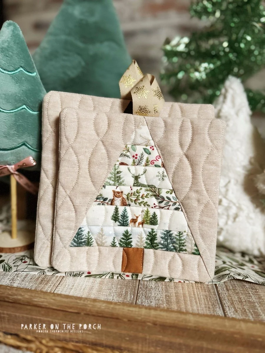 Digital Download - FPP Christmas Tree Hot Pad - Image 2