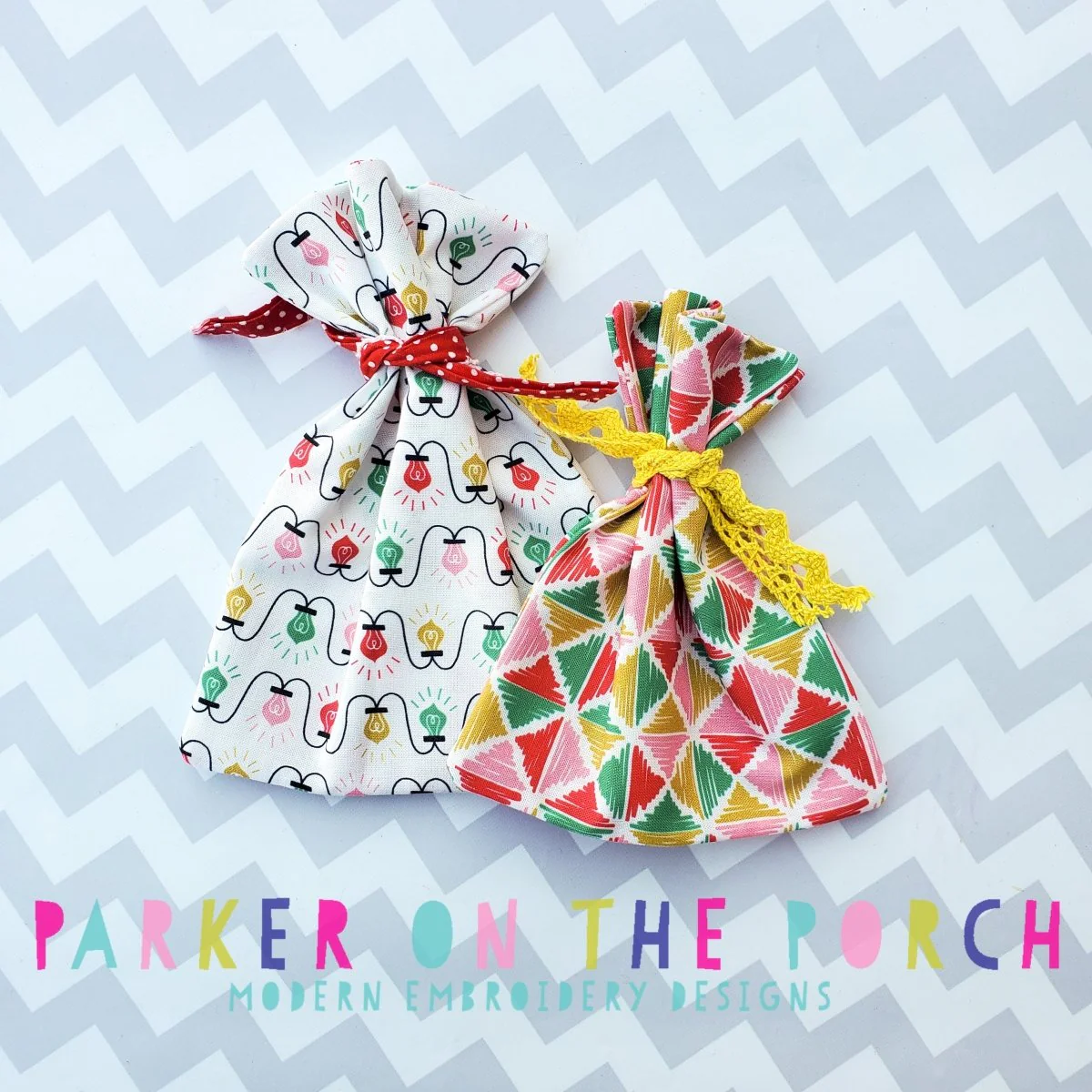Digital Download- Gift Bag Set- Squares