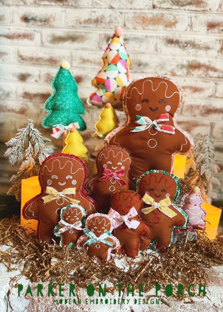 Digital Download- Gingerbread Cookies Collection- Shabby Gingerbread Stuffie