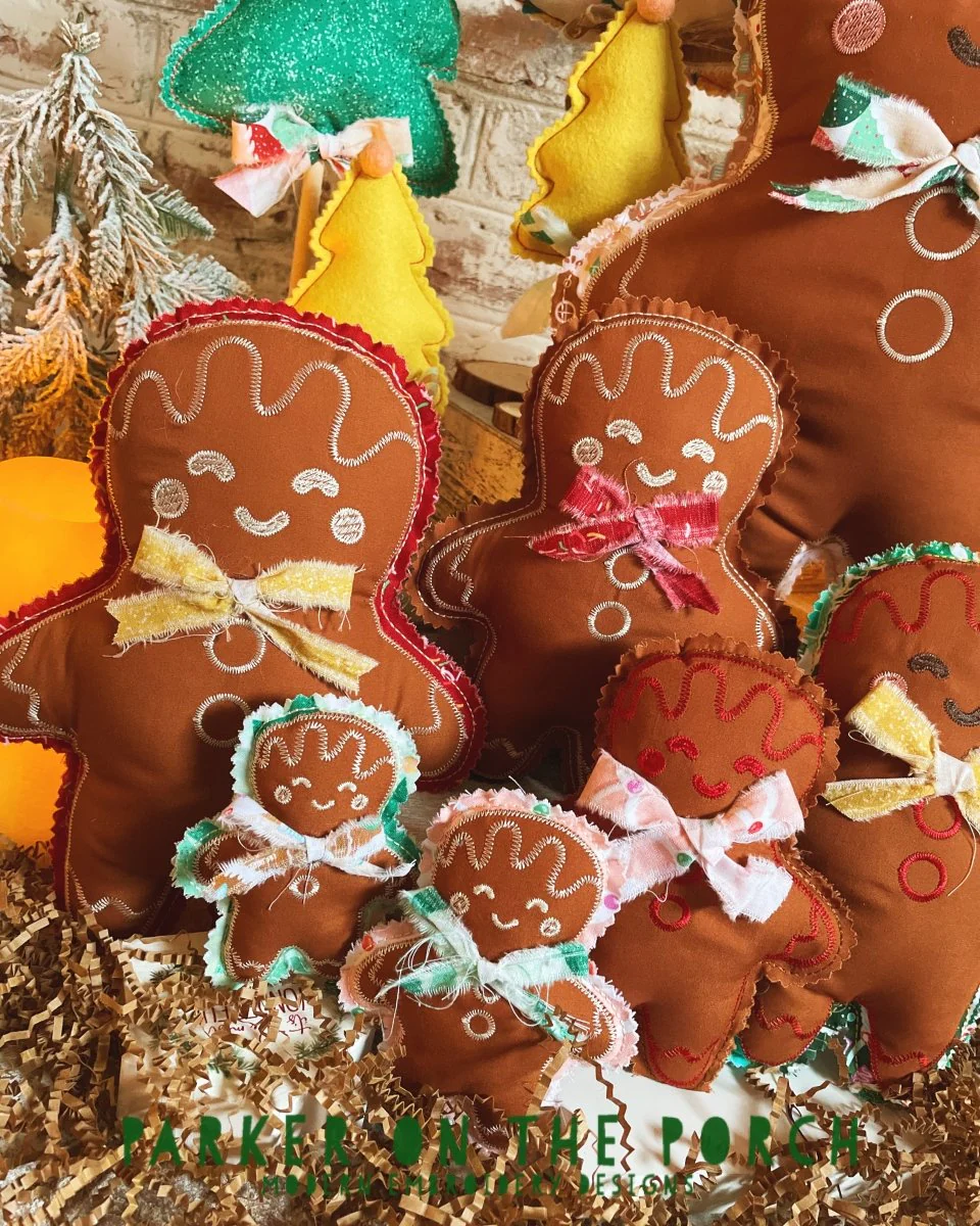 Digital Download- Gingerbread Cookies Collection- Shabby Gingerbread Stuffie - Image 2