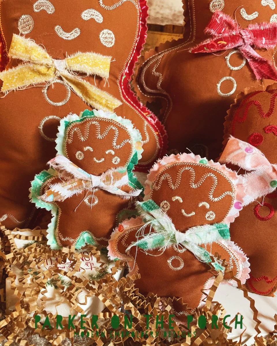 Digital Download- Gingerbread Cookies Collection- Shabby Gingerbread Stuffie - Image 3