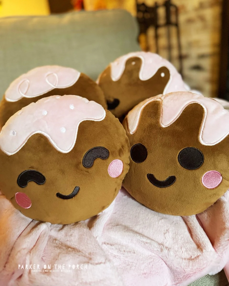 Digital Download- Gingerbread Pillows Stuffie- BUNDLE