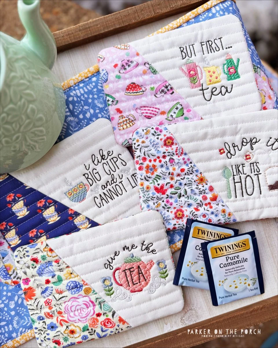 Digital Download - Give Me Tea - Mug Rug - BUNDLE - Image 2