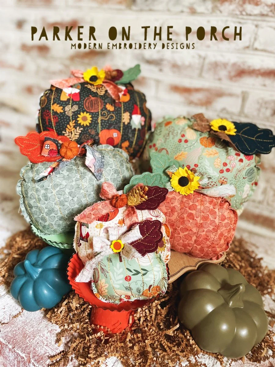 Digital Download- Give Thanks Collection- Shabby Pumpkin Stuffie