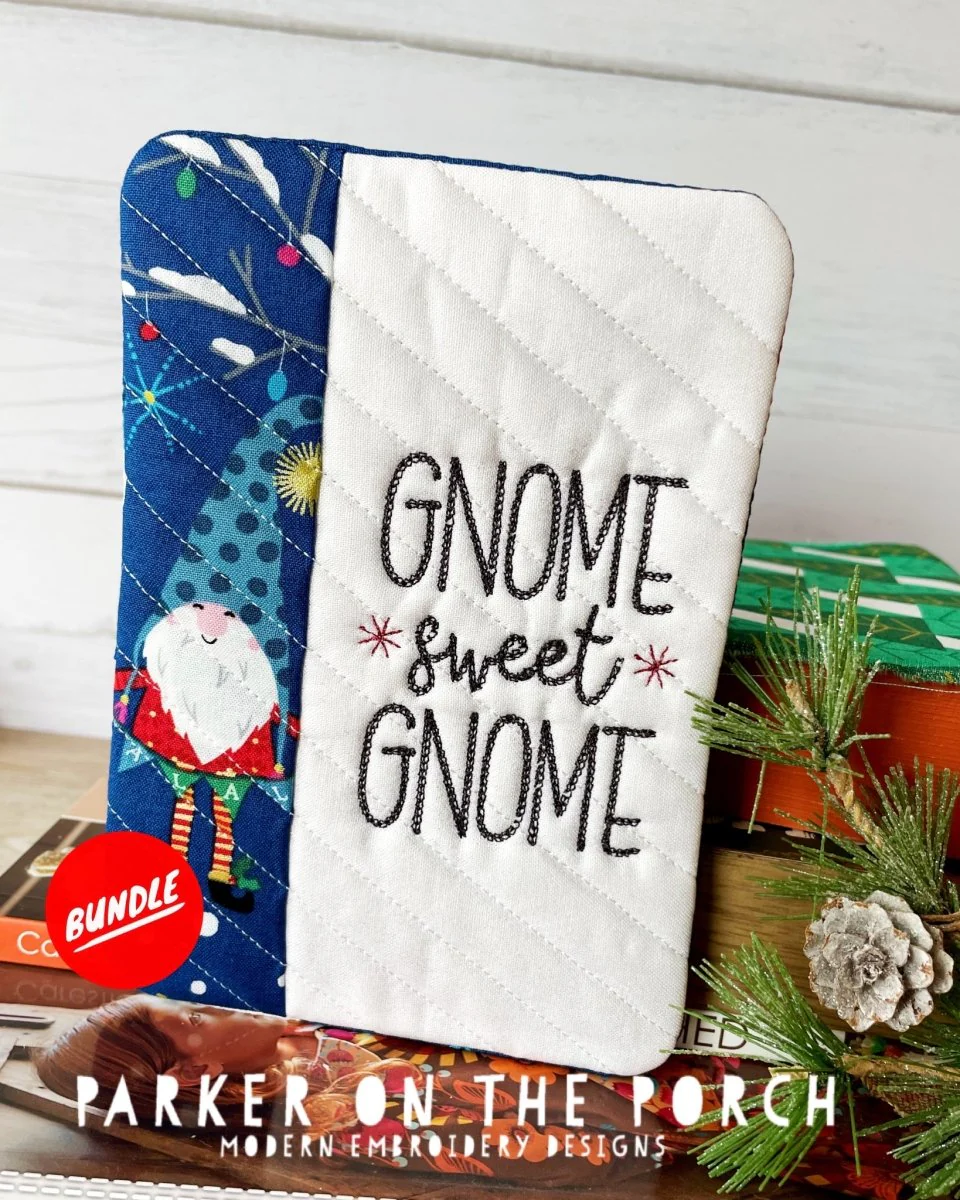 Digital Download - Gnome Sweet Gnome Collection - Mug Rug - BUNDLE
