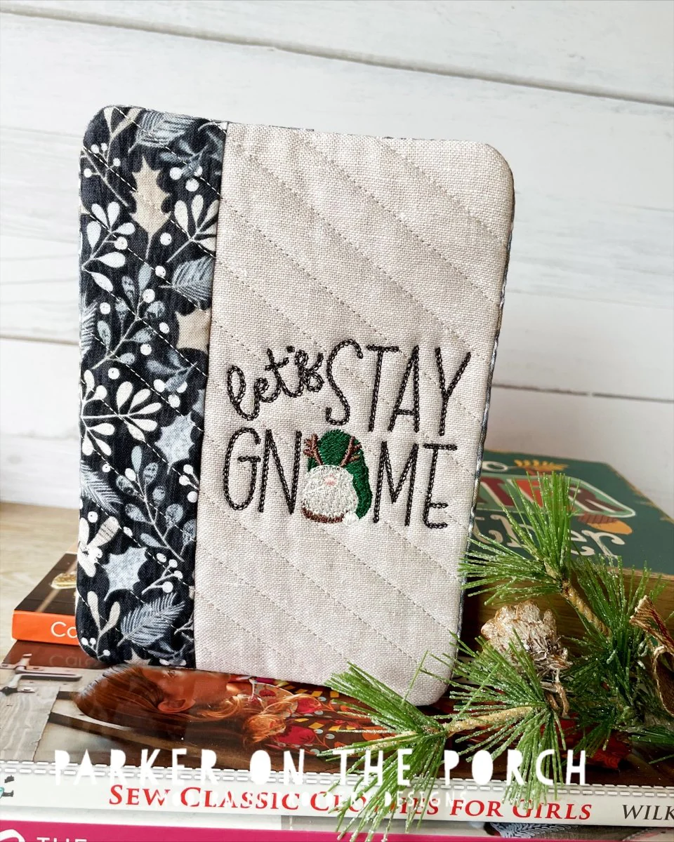 Digital Download - Gnome Sweet Gnome Collection - Mug Rug - Let's Stay Gnome - Image 2