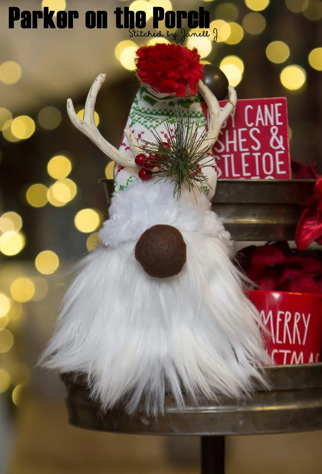 Digital Download- Gnome Wreath Stuffie - Image 8