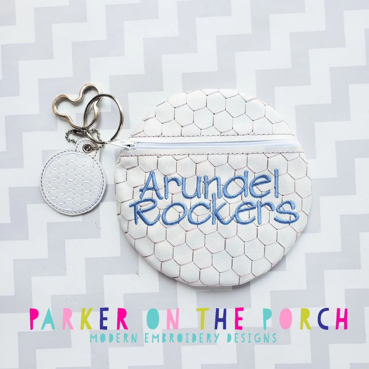 Digital Download - Size 3-  Golf Ball Zipper Bag