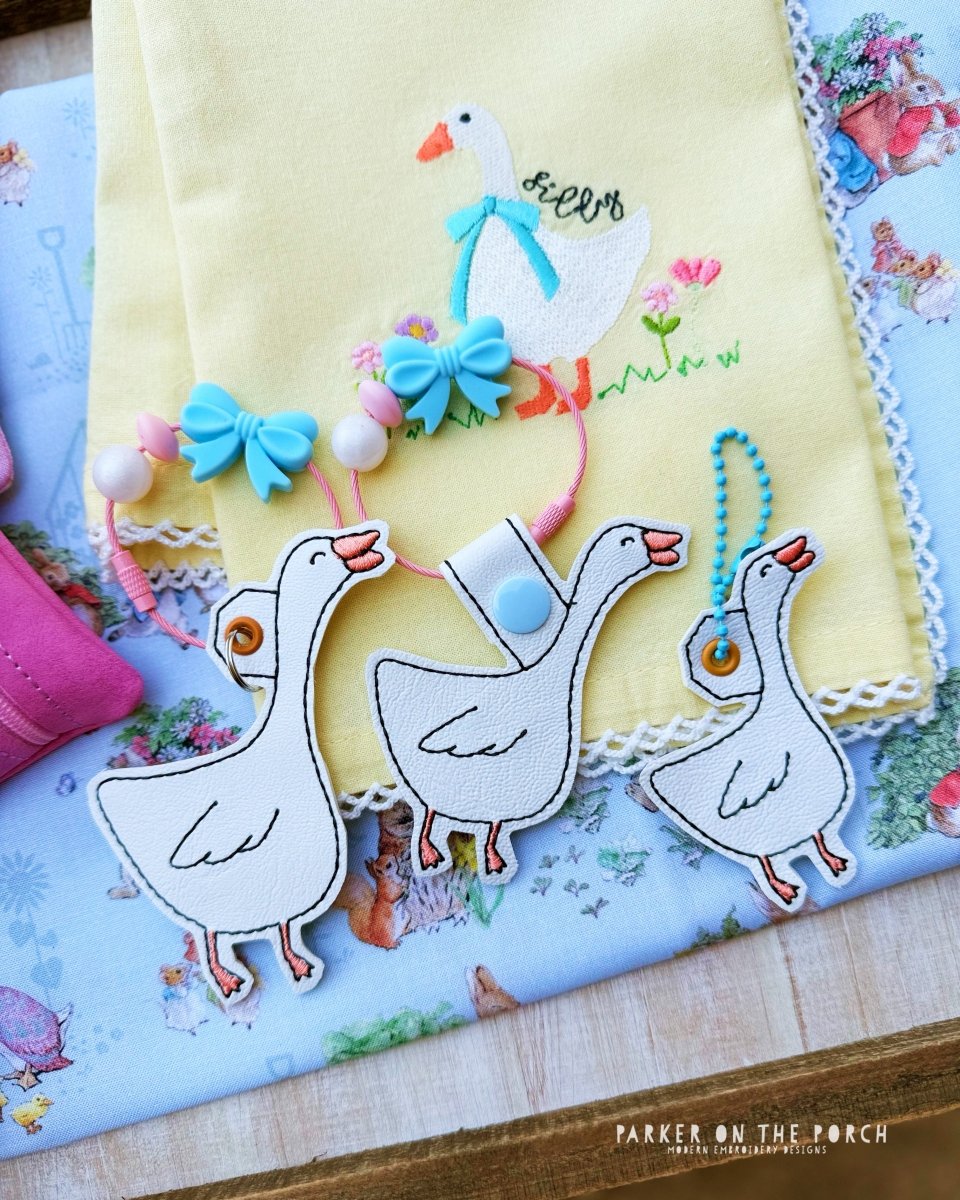 Digital Download- Goose Bag Tag, Snaptab & Charm