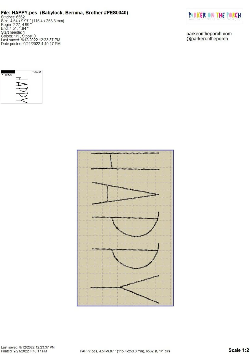 Digital Download- Halloween Lettering Embroidery Fill - Image 11