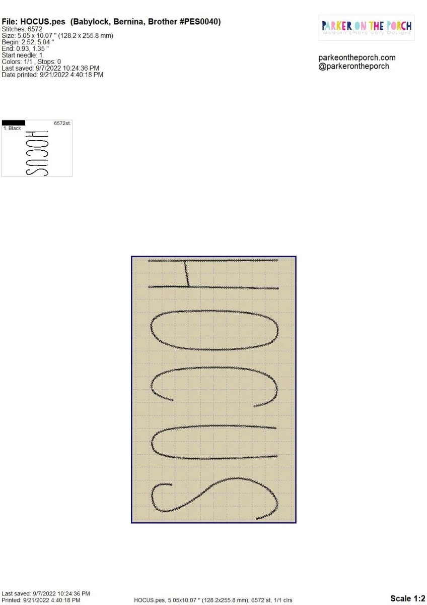 Digital Download- Halloween Lettering Embroidery Fill - Image 13