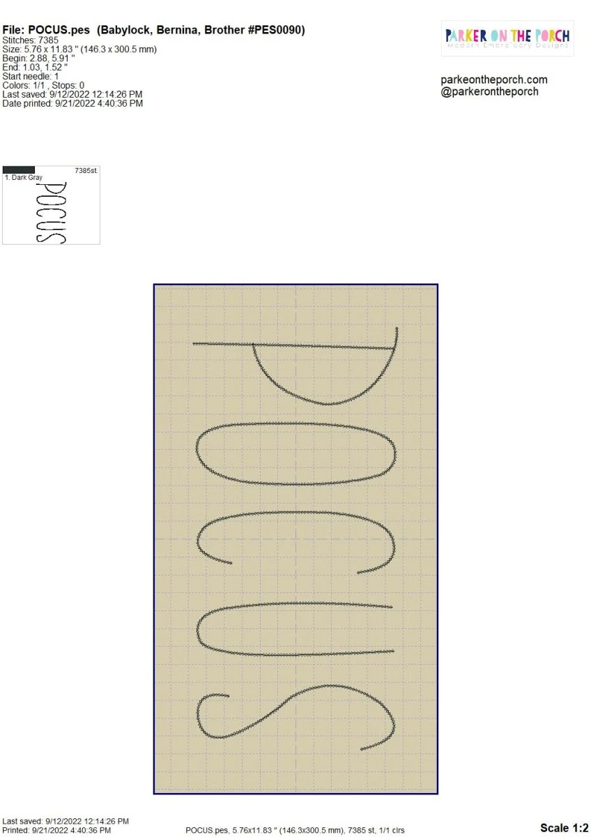 Digital Download- Halloween Lettering Embroidery Fill - Image 22