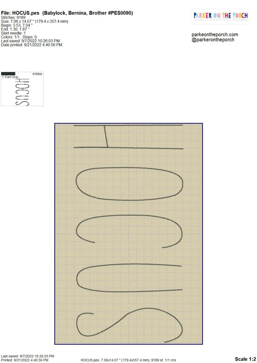 Digital Download- Halloween Lettering Embroidery Fill - Image 27