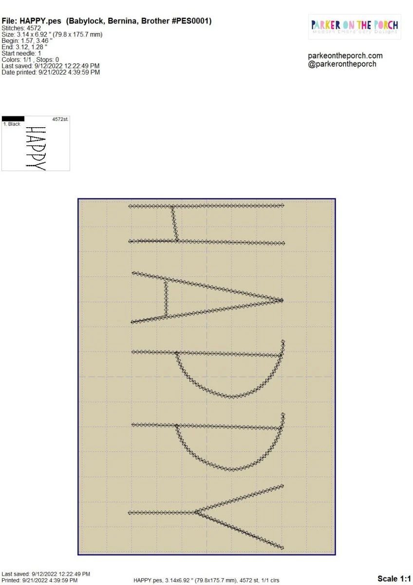 Digital Download- Halloween Lettering Embroidery Fill - Image 4