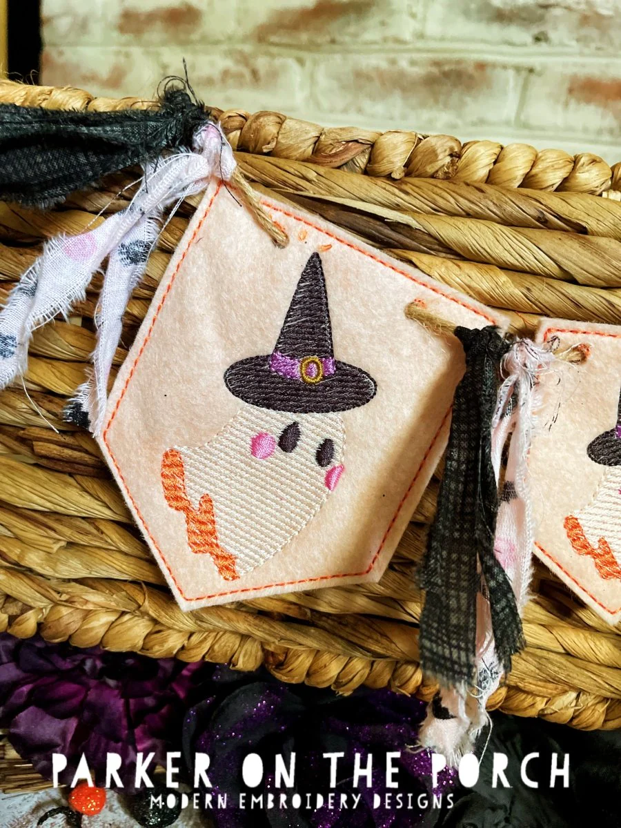 Digital Download- Halloween Vibes Collection- Ghost Bunting Banner - Image 3