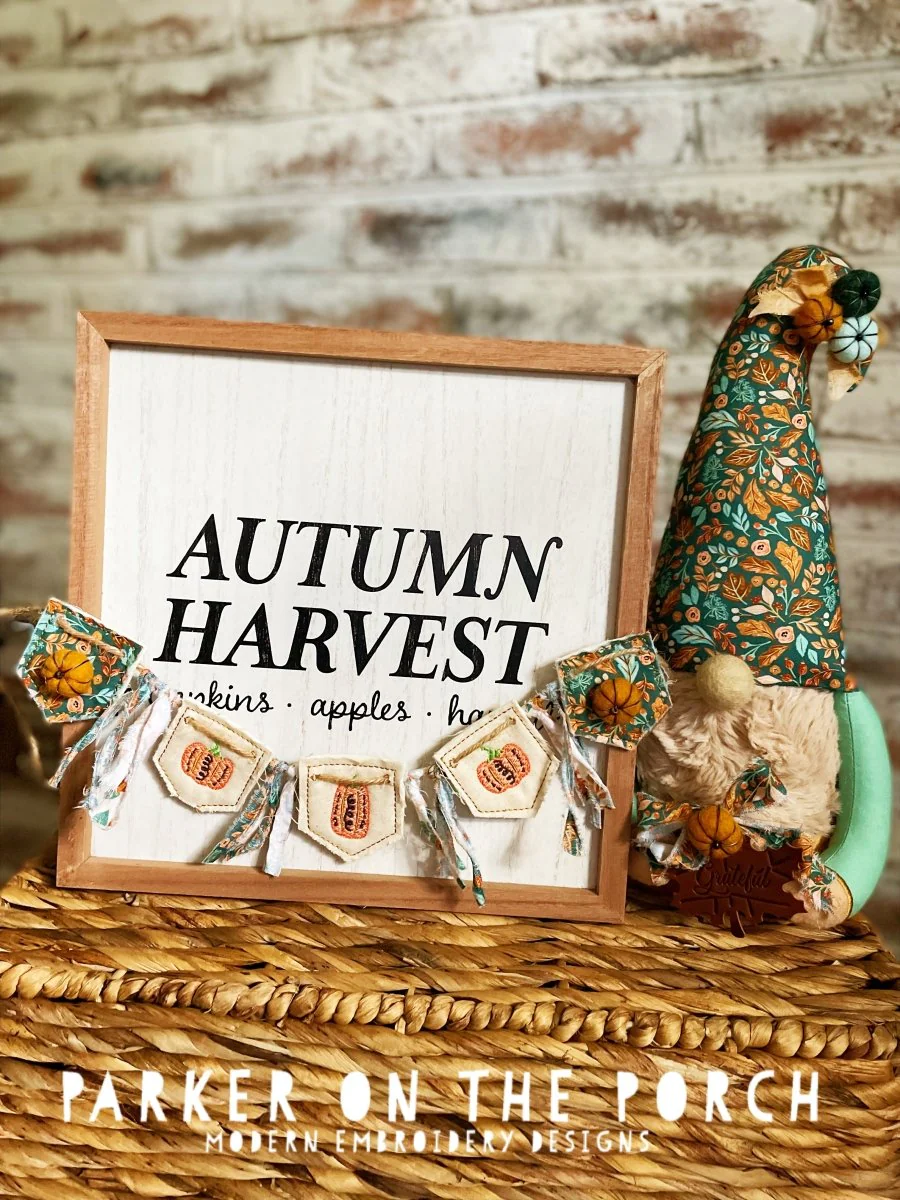 Digital Download- Halloween Vibes Collection- Pumpkin Bunting Banner