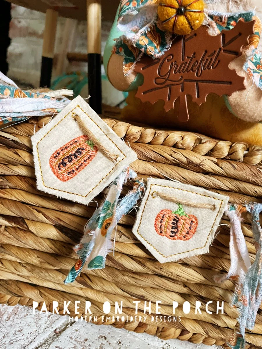 Digital Download- Halloween Vibes Collection- Pumpkin Bunting Banner - Image 3