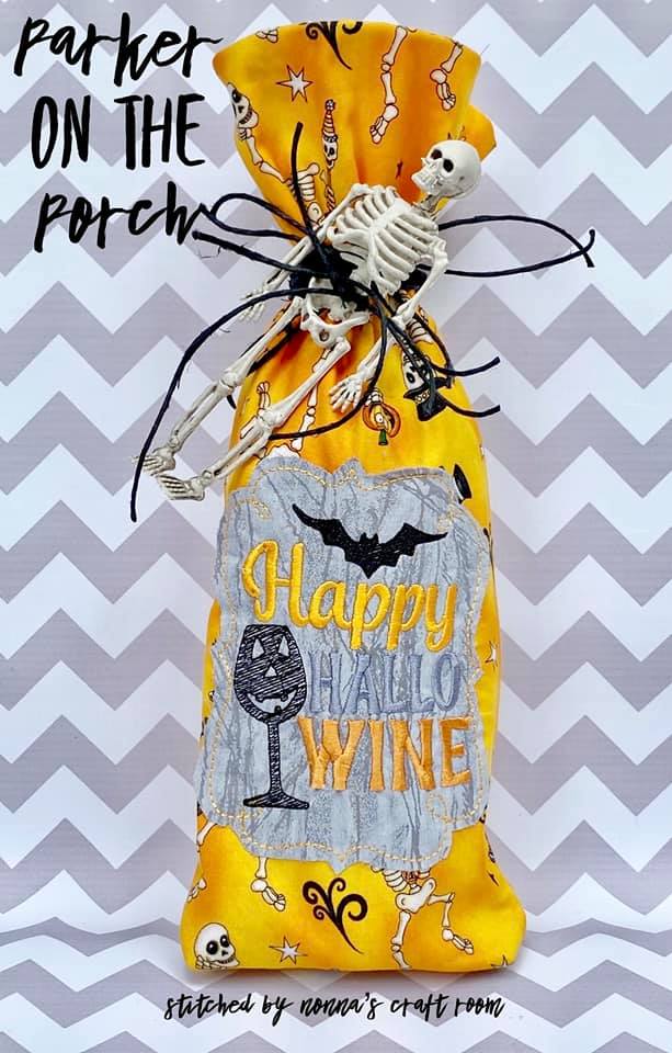 Digital Download- Hallowine Gift Bag - Image 4