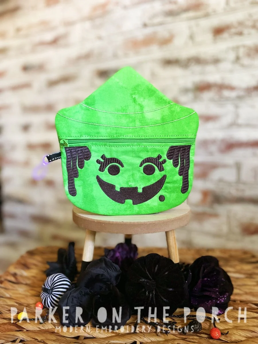 Digital Download- Happy Halloween Pail Zipper Bag - BUNDLE - Image 2