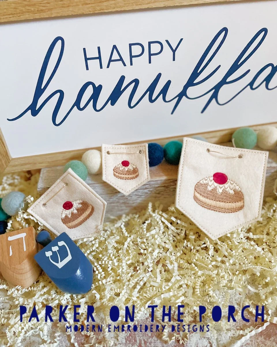Digital Download- Happy Hanukkah Collection- Bunting Banner Set - Image 3
