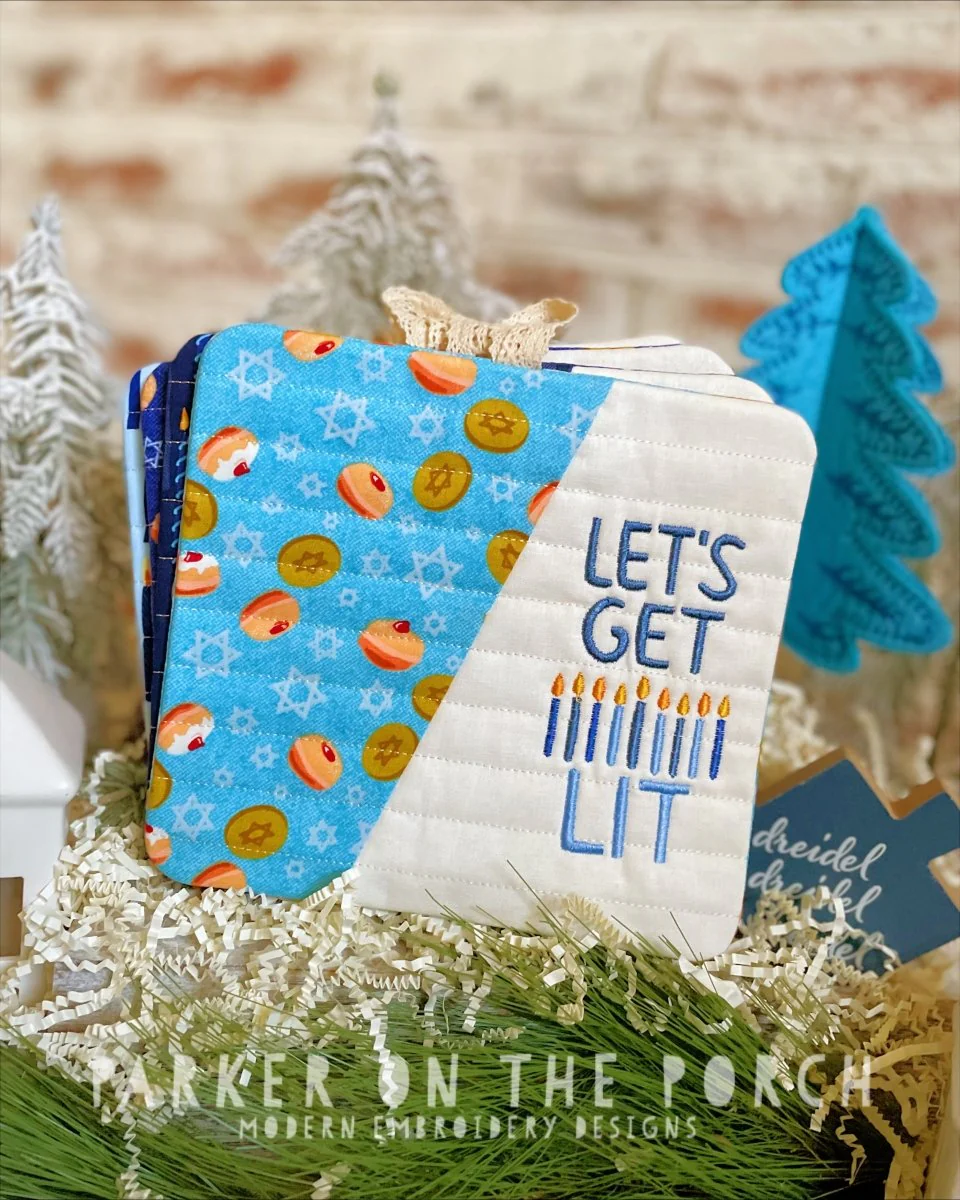 Digital Download - Happy Hanukkah Collection- HOT PAD - BUNDLE - Image 3