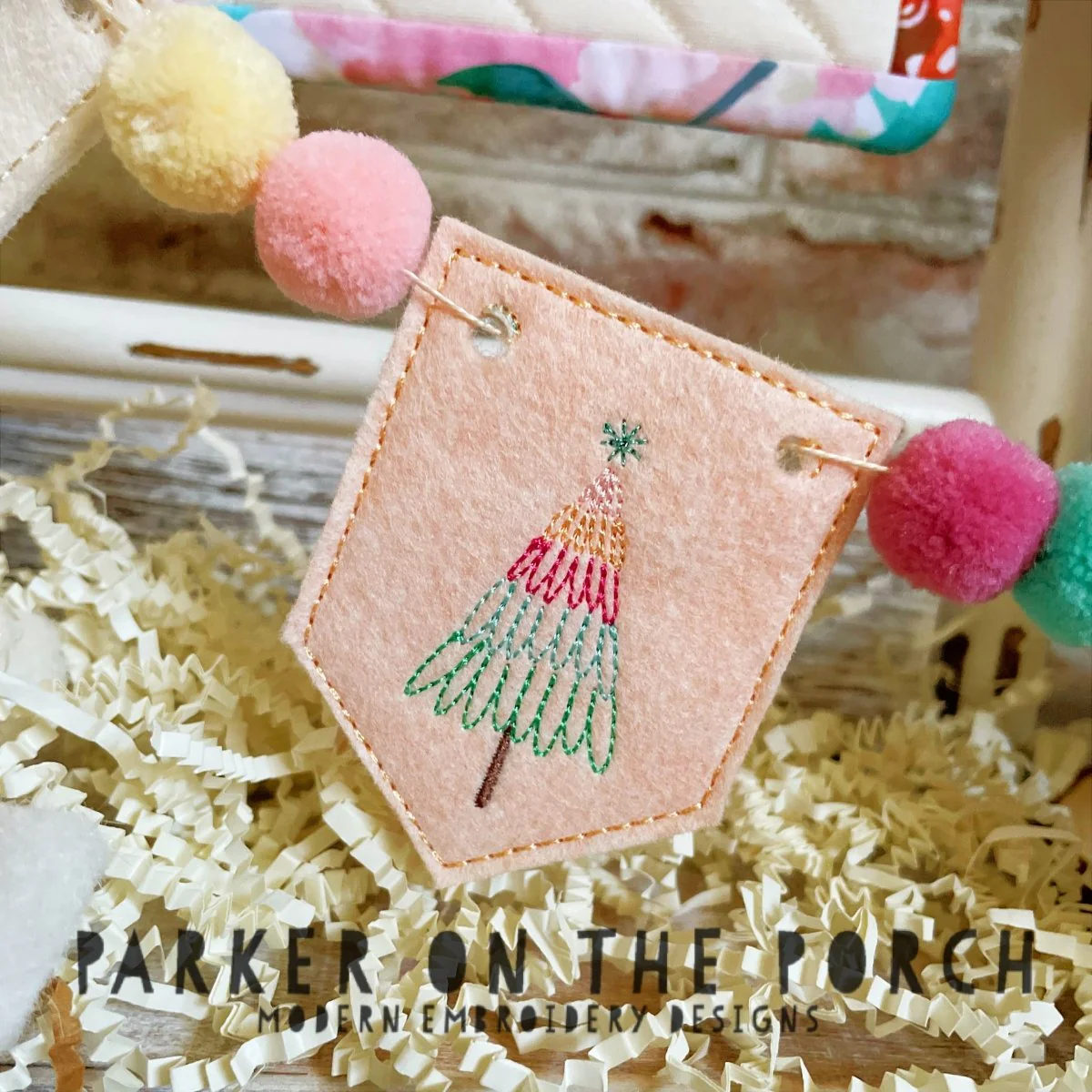 Digital Download- Happy Holidays Collection- Bunting Banner Set - Image 3