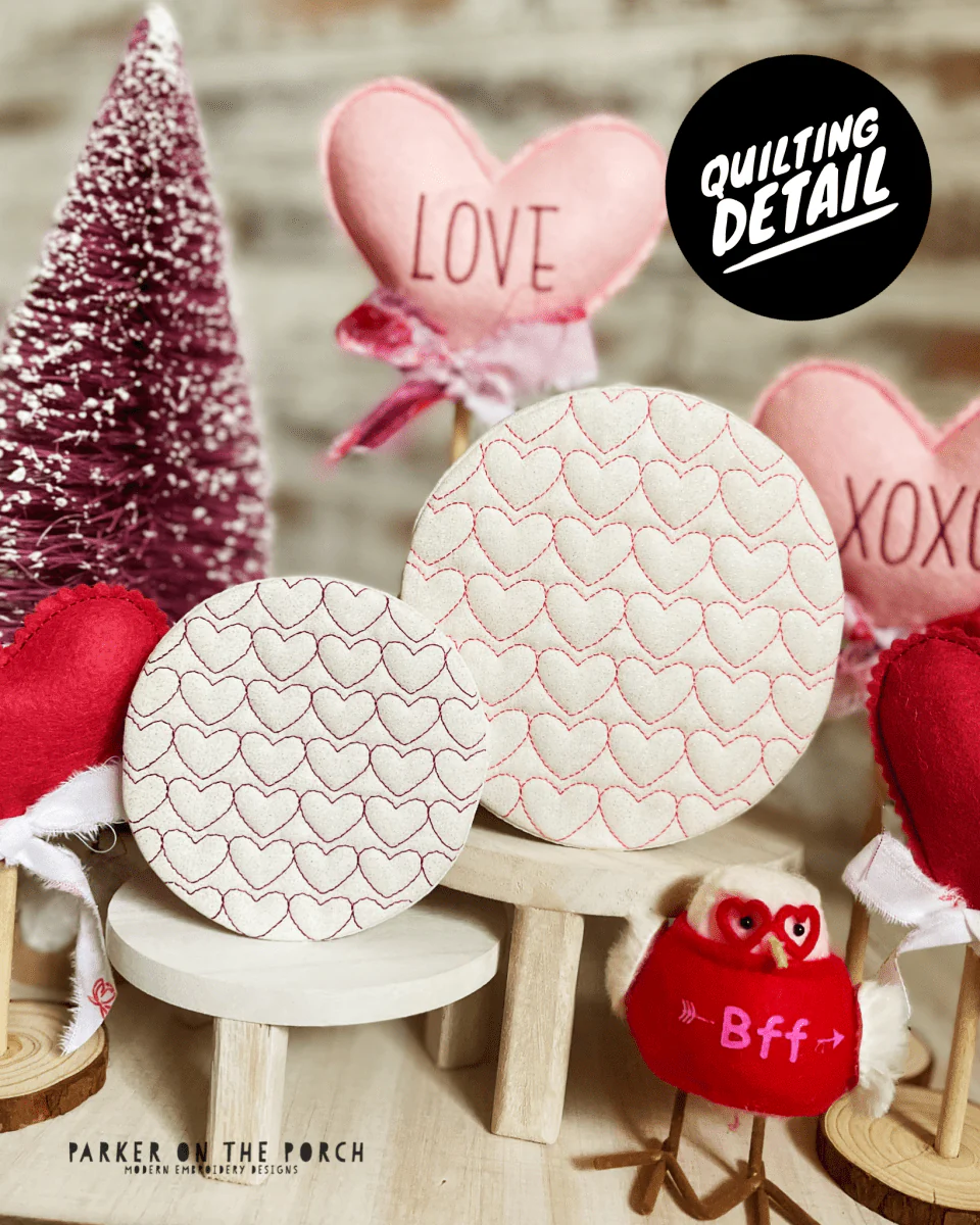 Digital Download - Heart Coasters - Image 2