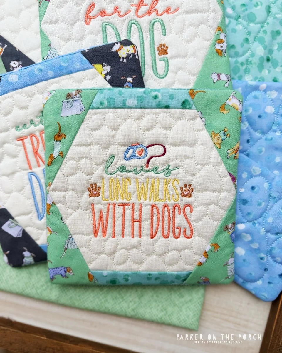 Digital Download - Here for the Dogs Coaster - BUNDLE - Image 3