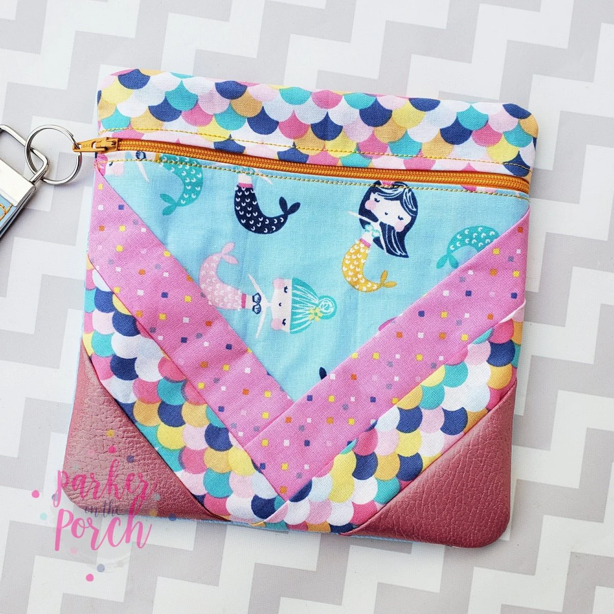 Digital Download - Herringbone Zipper Bag - Image 3