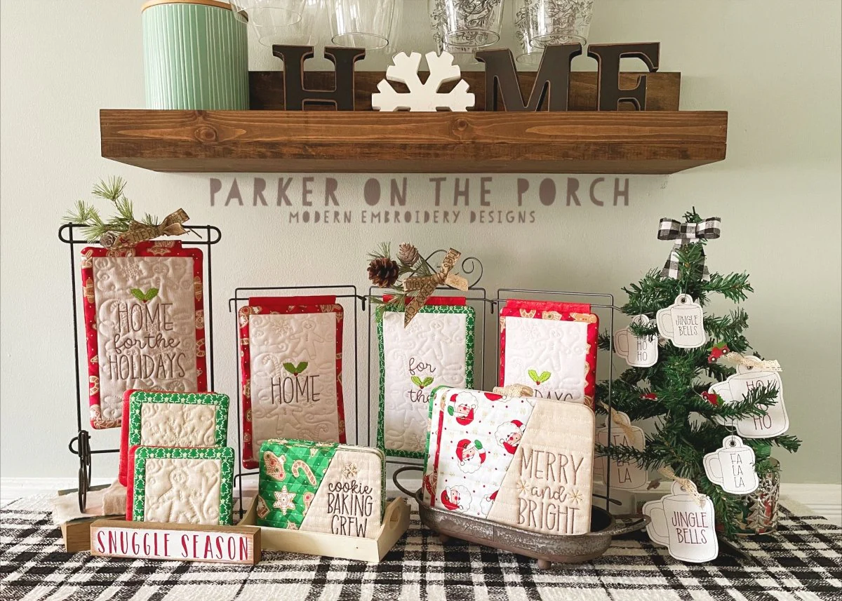 Digital Download - Home for the Holidays Collection- Mini Quilt Triplet - Image 2
