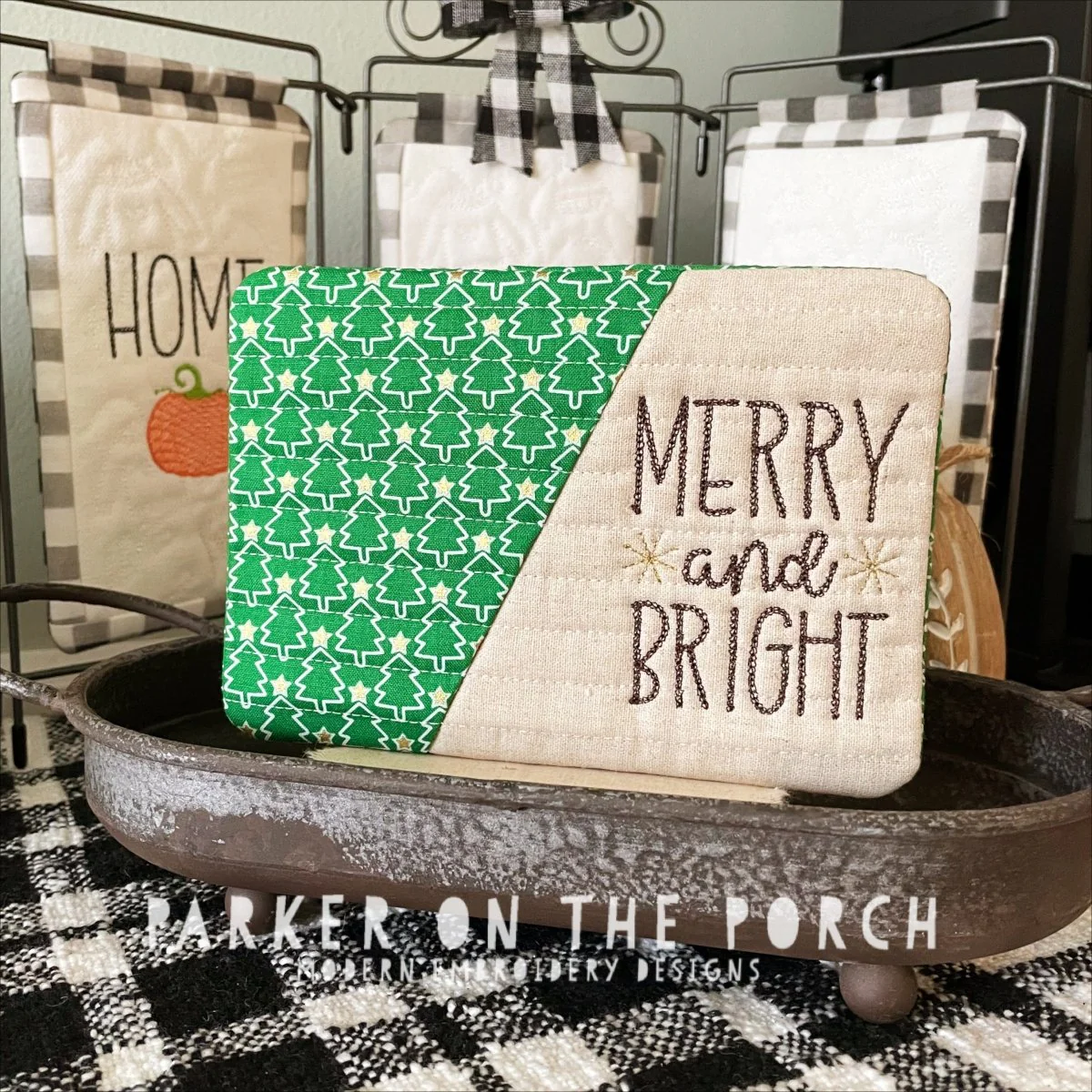 Digital Download - Home for the Holidays Collection - Mug Rug - BUNDLE - Image 2