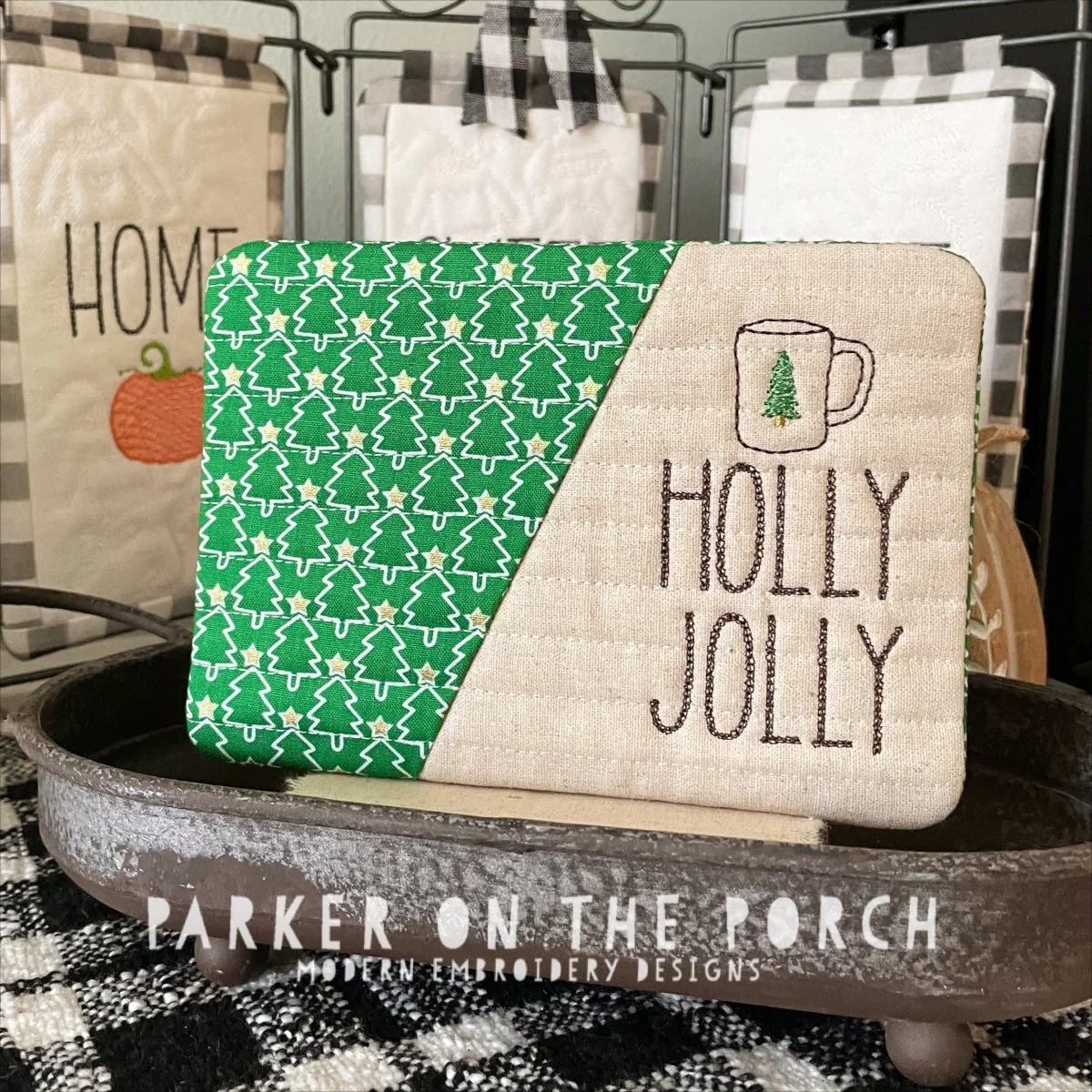Digital Download - Home for the Holidays Collection - Mug Rug - BUNDLE - Image 3