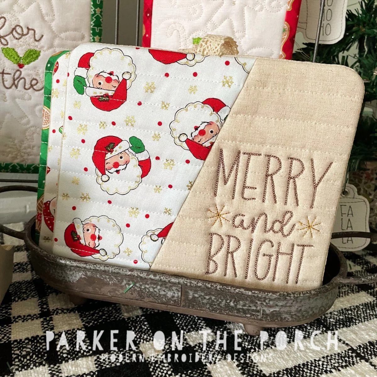 Digital Download - Home for the Holidays- HOT PAD - BUNDLE - Image 3