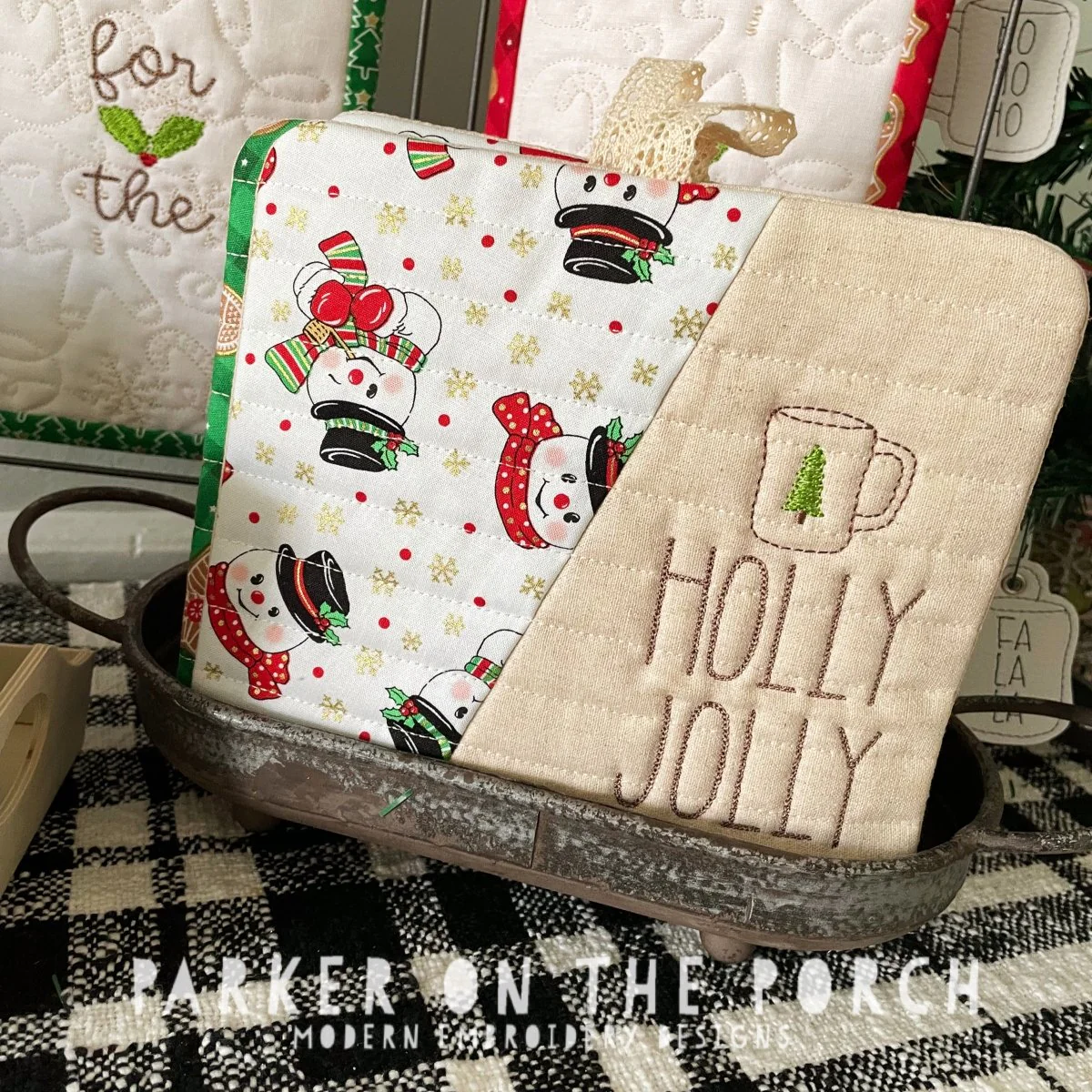 Digital Download - Home for the Holidays- HOT PAD - BUNDLE - Image 4