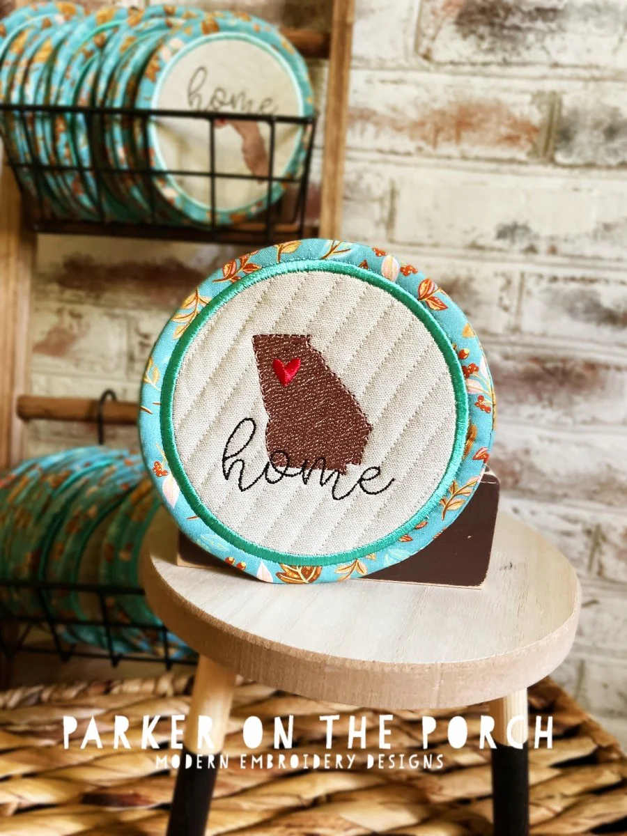 Digital Download - Home State Coaster- Georgia