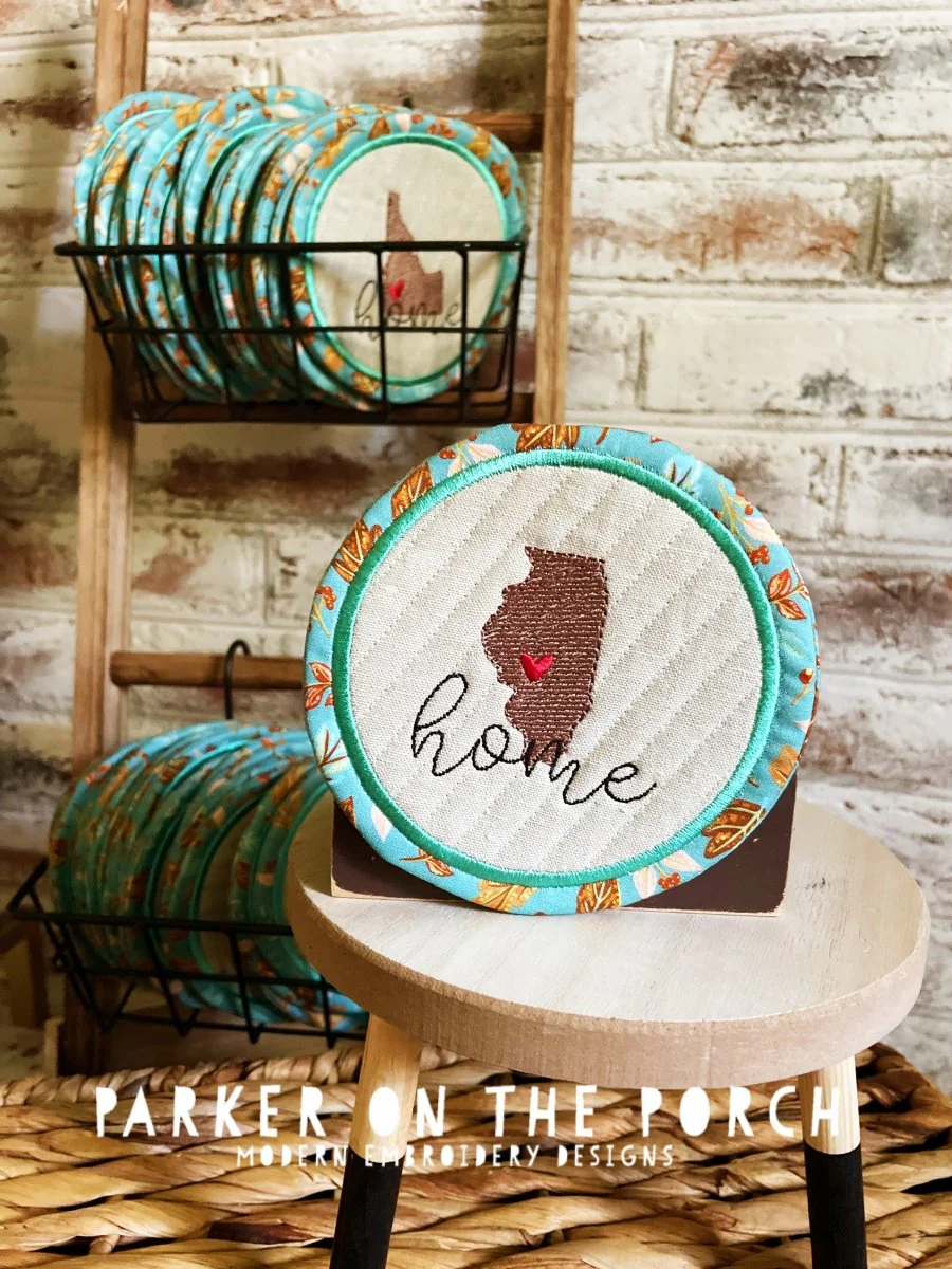 Digital Download - Home State Coaster- Illinois