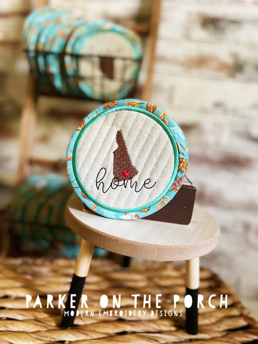 Digital Download - Home State Coaster- New Hampshire