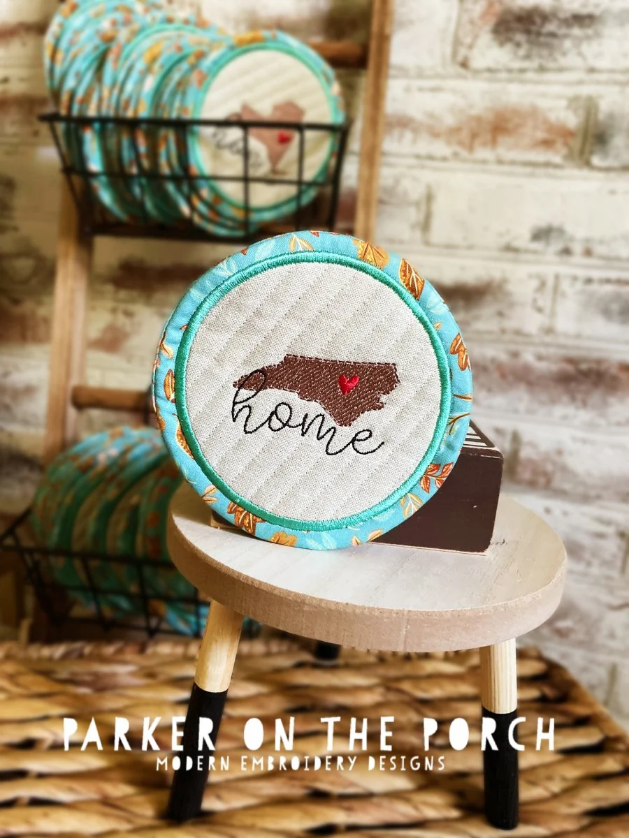 Digital Download - Home State Coaster- North Carolina