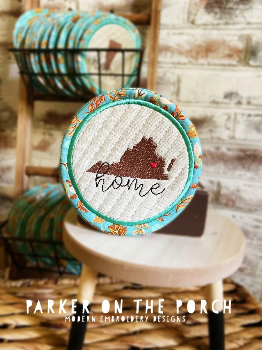 Digital Download - Home State Coaster- Virginia