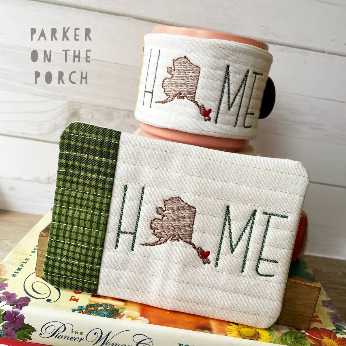 Digital Download - Home State - Mug Rug and Mug Wrap Bundle- Alaska