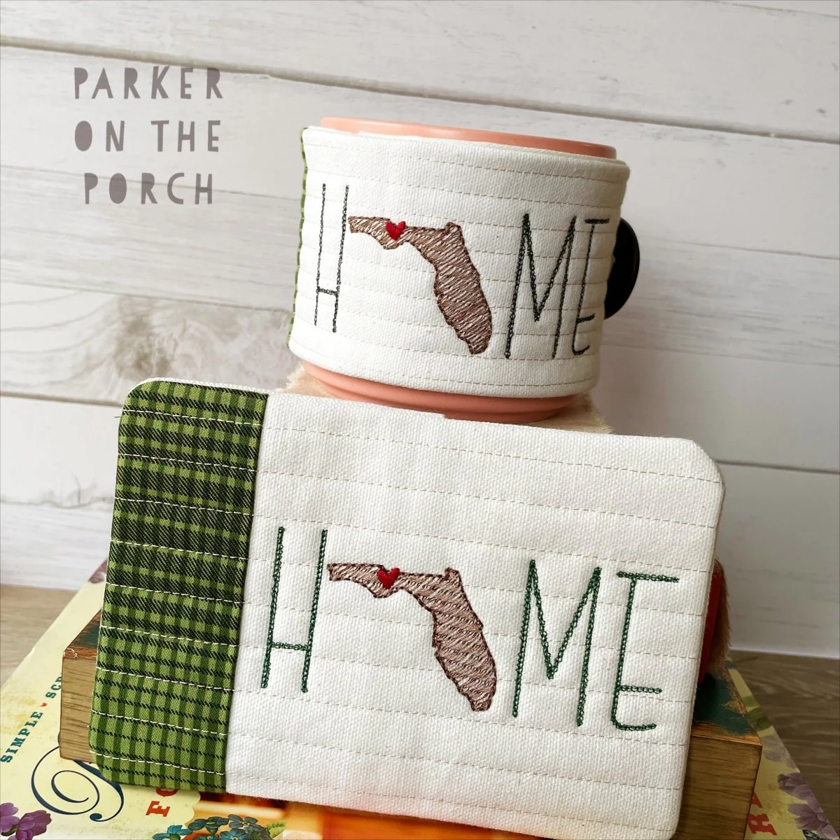 Digital Download - Home State - Mug Rug and Mug Wrap Bundle- Florida